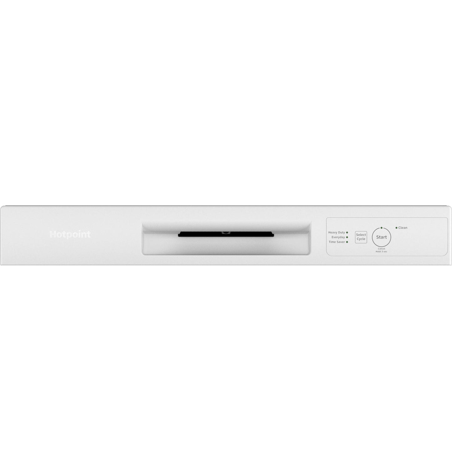 Hotpoint® Two Button Dishwasher with Plastic Interior