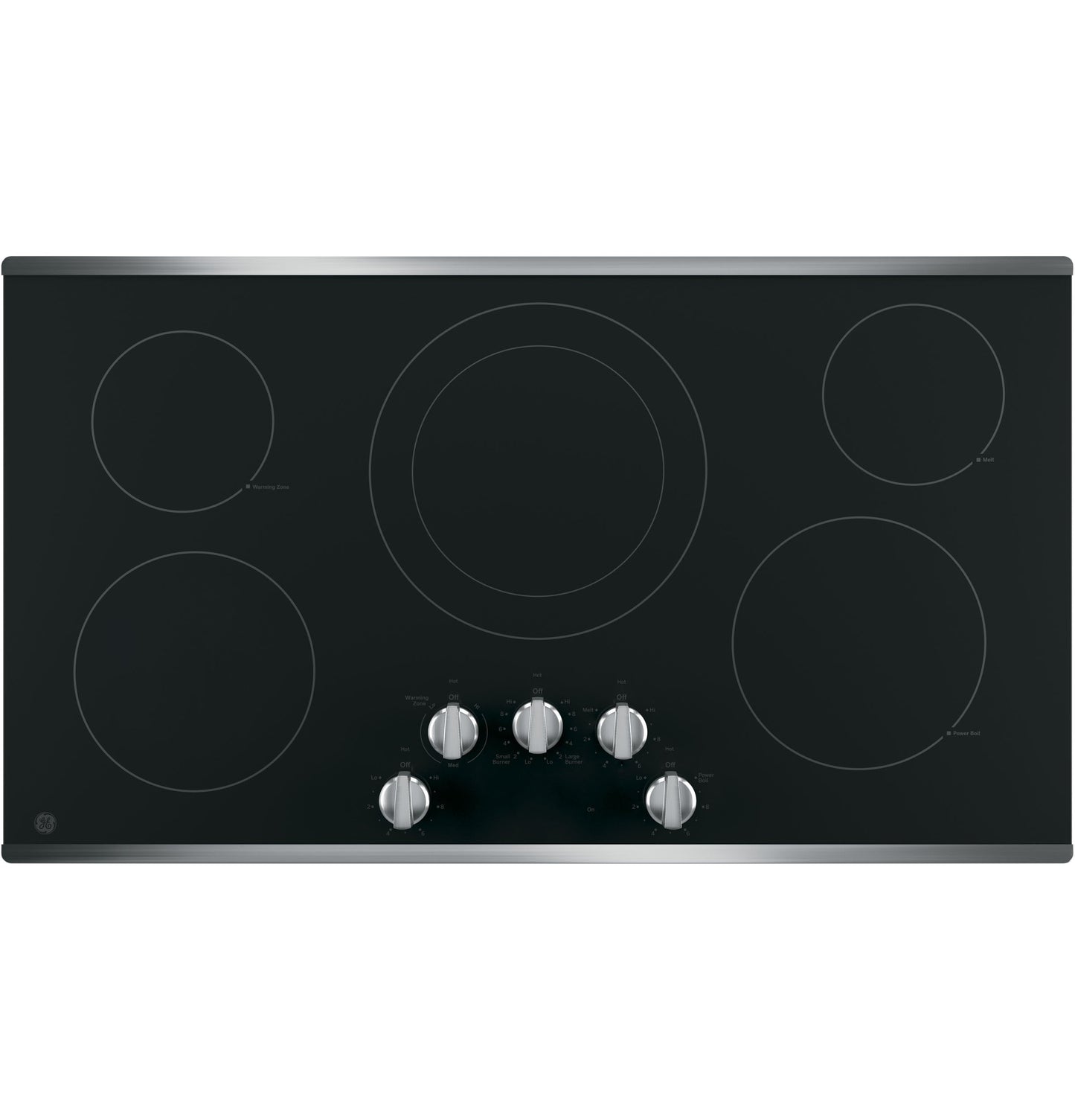 GE® 36" Built-In Knob Control Electric Cooktop