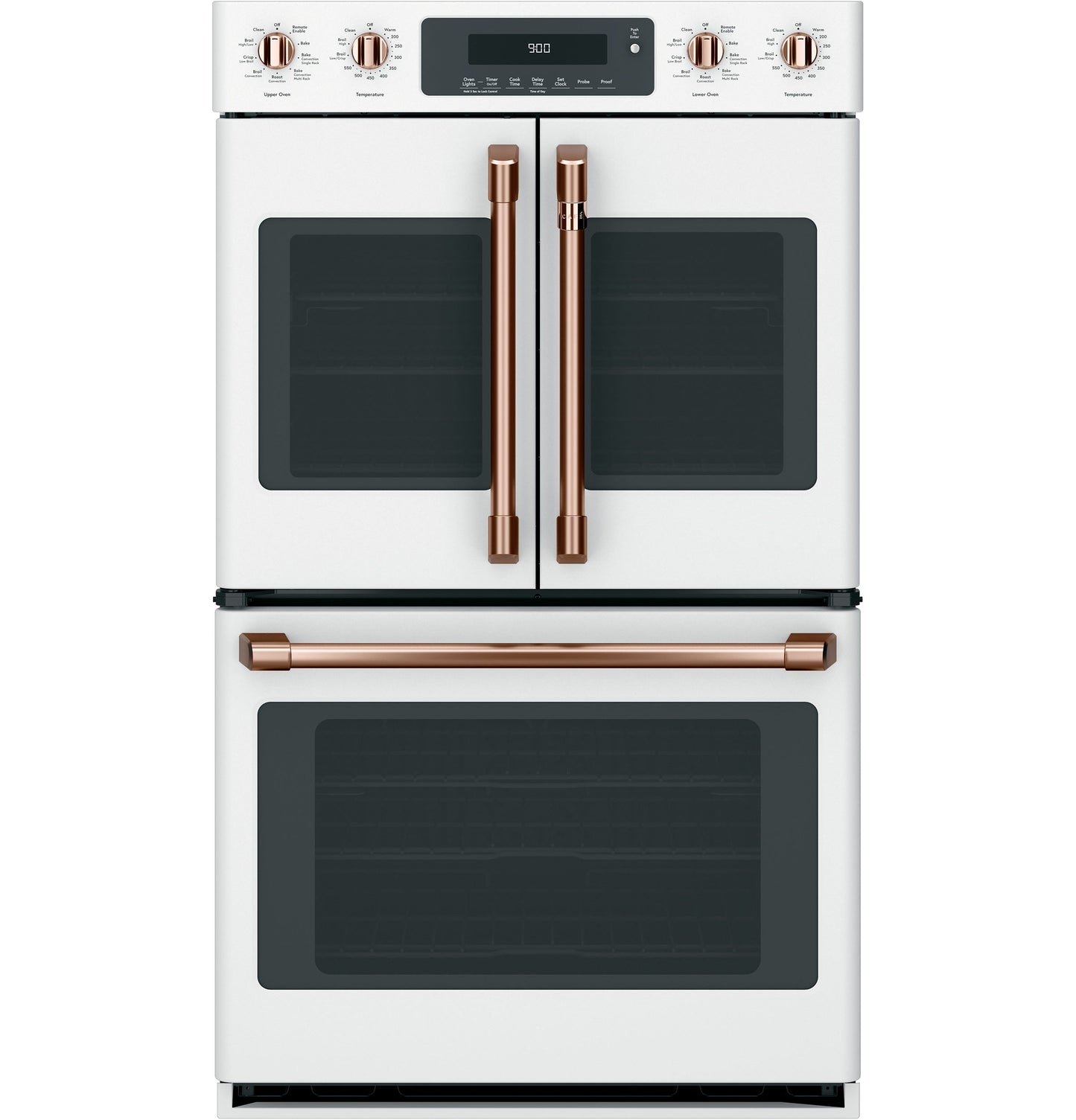 Café™ 2 French-Door Handles; 1 - 30" Handle; - Brushed Copper