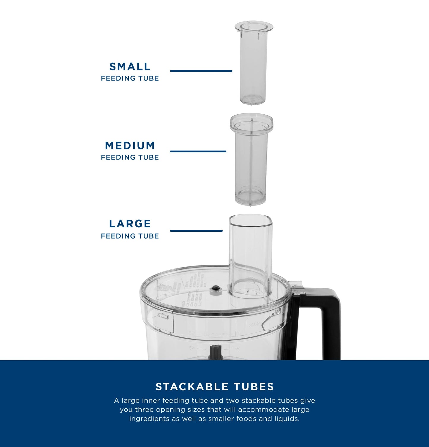 GE 12-Cup Food Processor with Accessories
