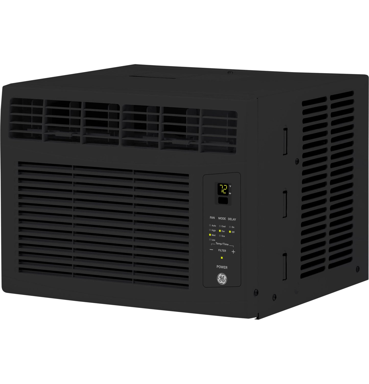 GE® 6,000 BTU Electronic Window Air Conditioner for Small Rooms up to 250 sq ft., Black