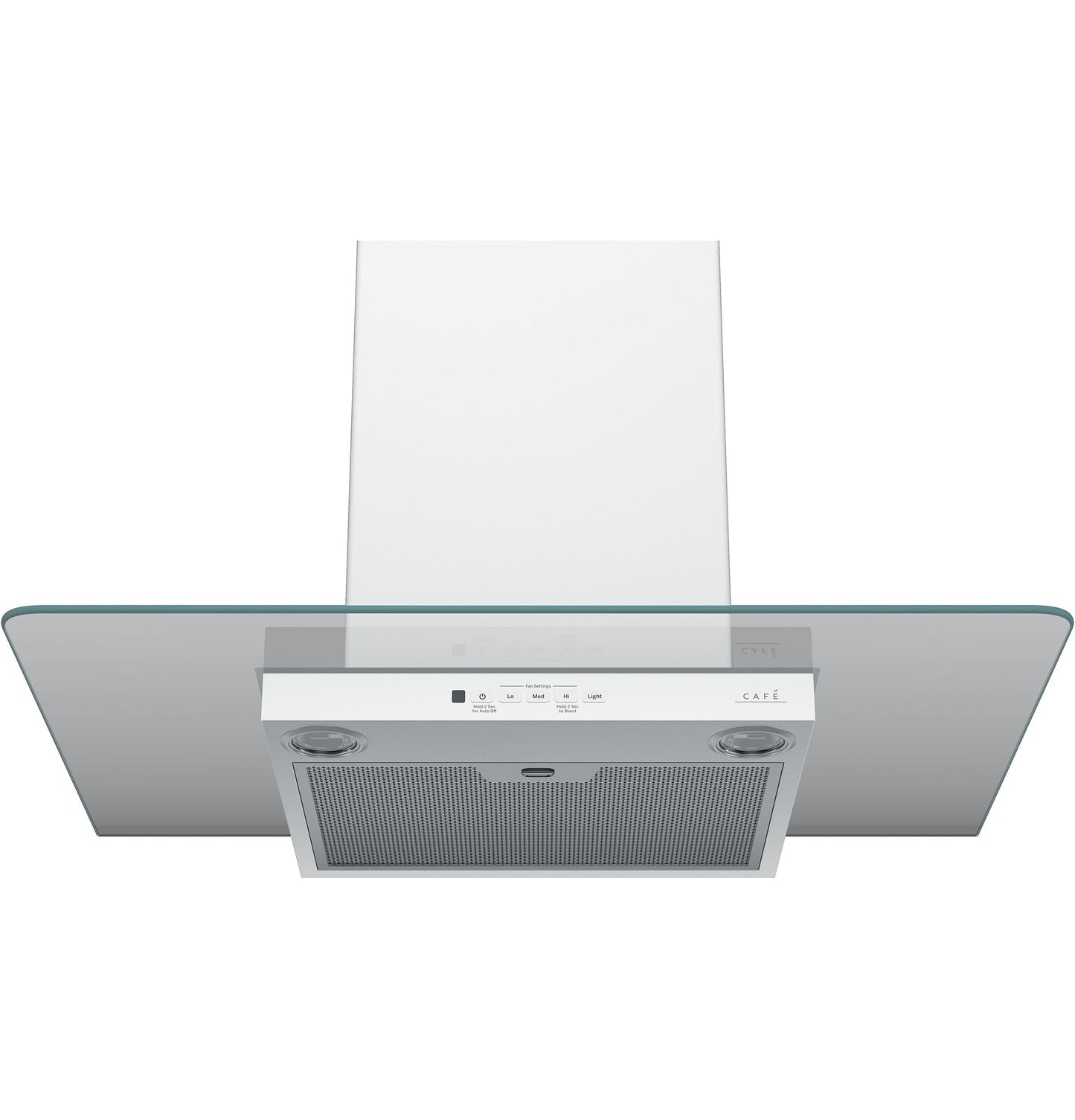 Café™ 30" Wall-Mount Glass Canopy Chimney Hood
