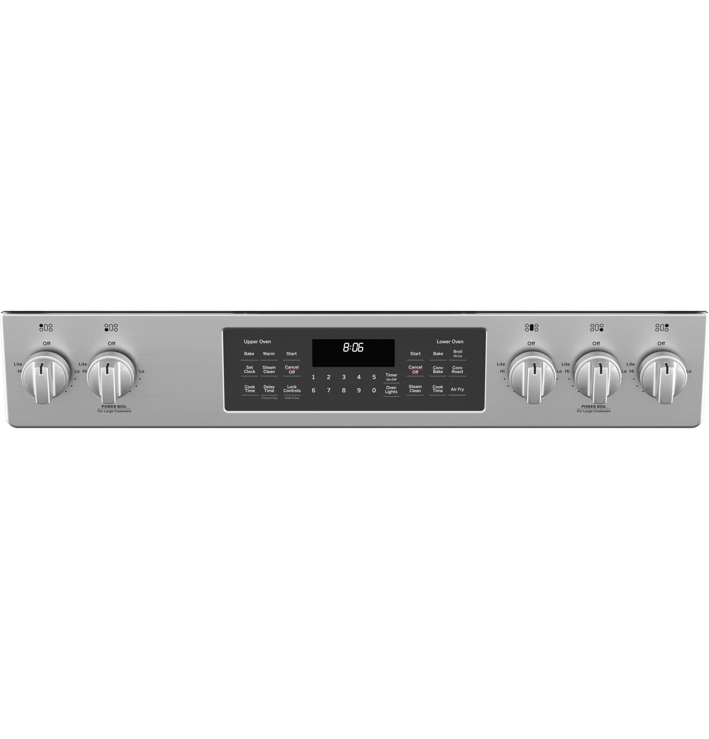 GE® 30" Slide-In Front Control Gas Double Oven Range