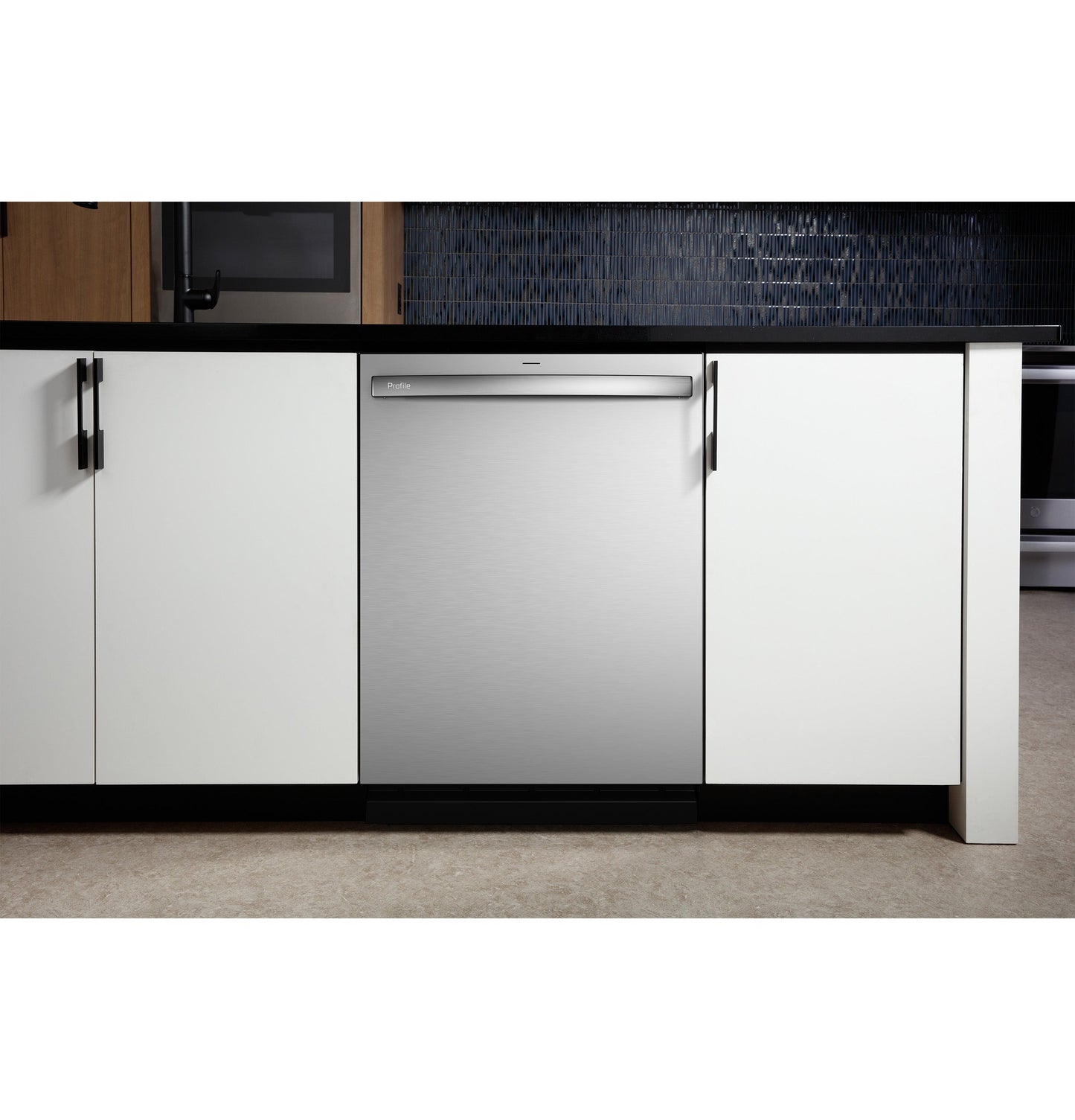 GE Profile™ Fingerprint Resistant Top Control with Stainless Steel Interior Dishwasher with Microban™ Antimicrobial Protection with Sanitize Cycle