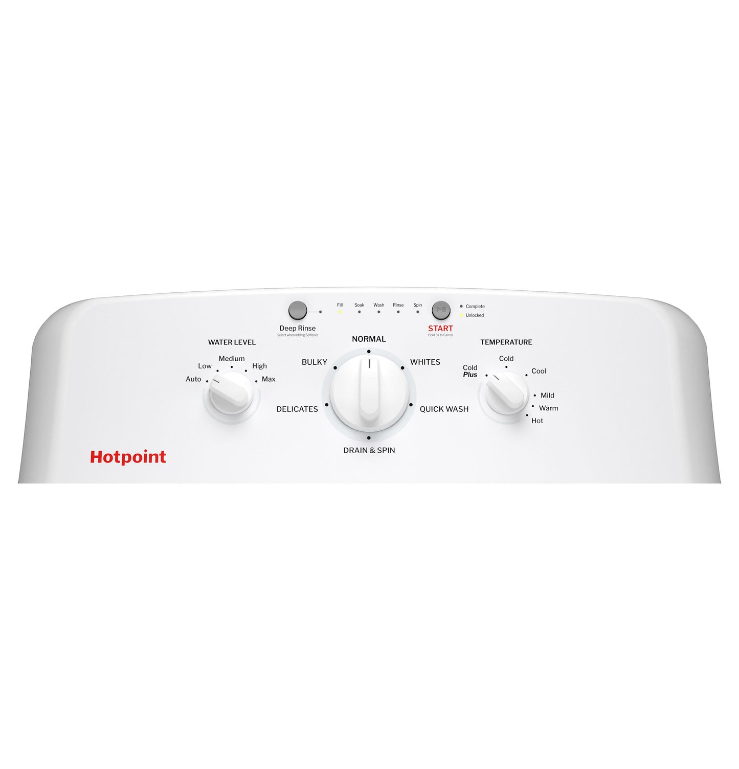 Hotpoint® 4.0 cu. ft. Capacity Washer with Stainless Steel Basket,Cold Plus and Water Level Control