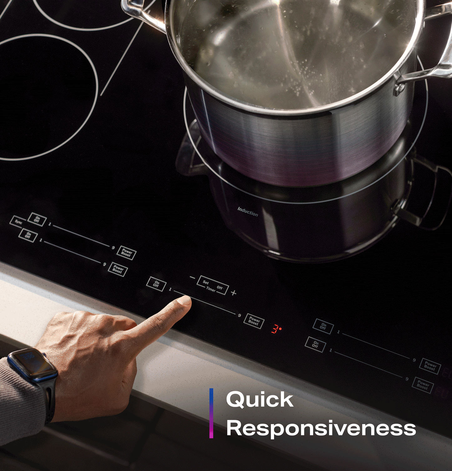 GE Profile™ 30" Built-In Touch Control Induction Cooktop
