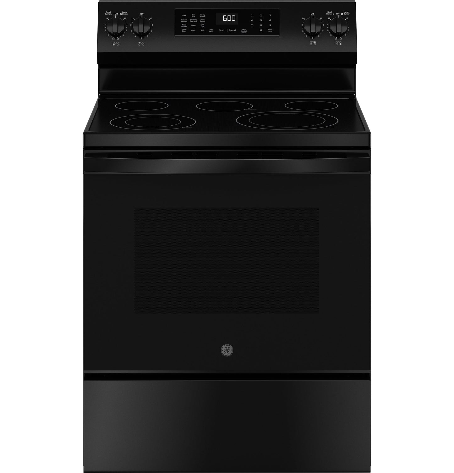 GE® 30" Free-Standing Electric Convection Range with No Preheat Air Fry and EasyWash™ Oven Tray