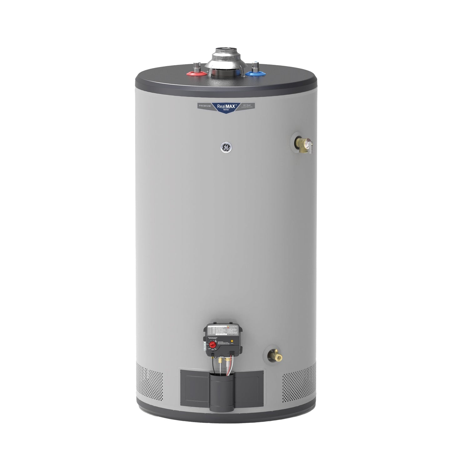 GE RealMAX Premium 50-Gallon Short Natural Gas Ultra Low-Nox Atmospheric Water Heater