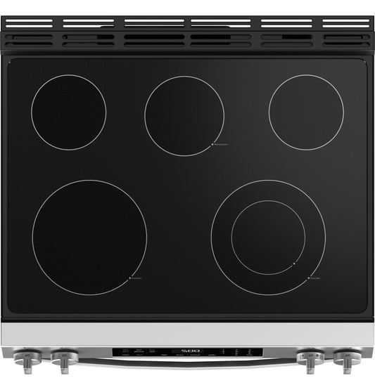 GE® 30" Slide-In Electric Range with Crisp Mode