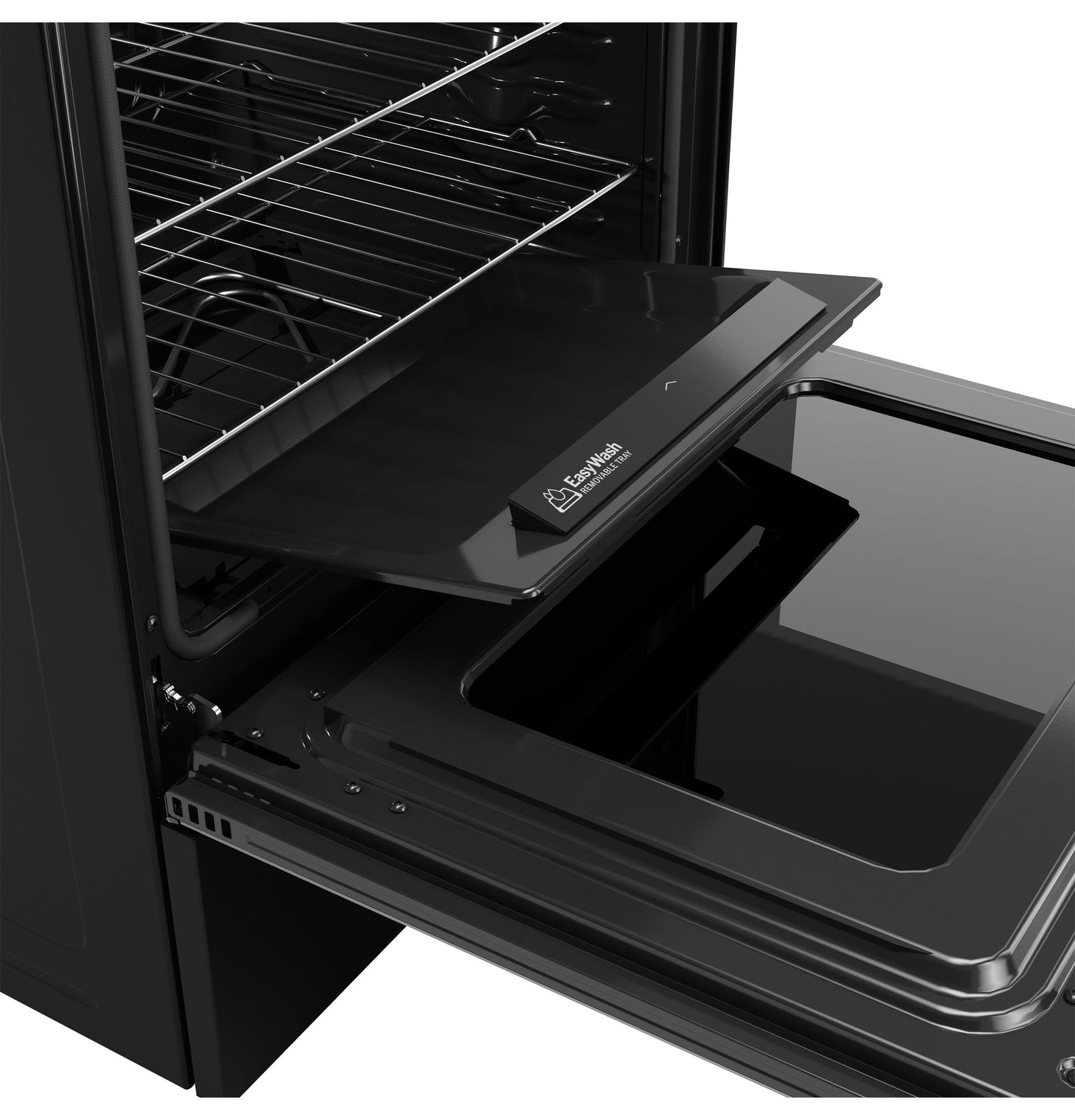 GE® 30" Free-Standing Electric Convection Range with No Preheat Air Fry and EasyWash™ Oven Tray