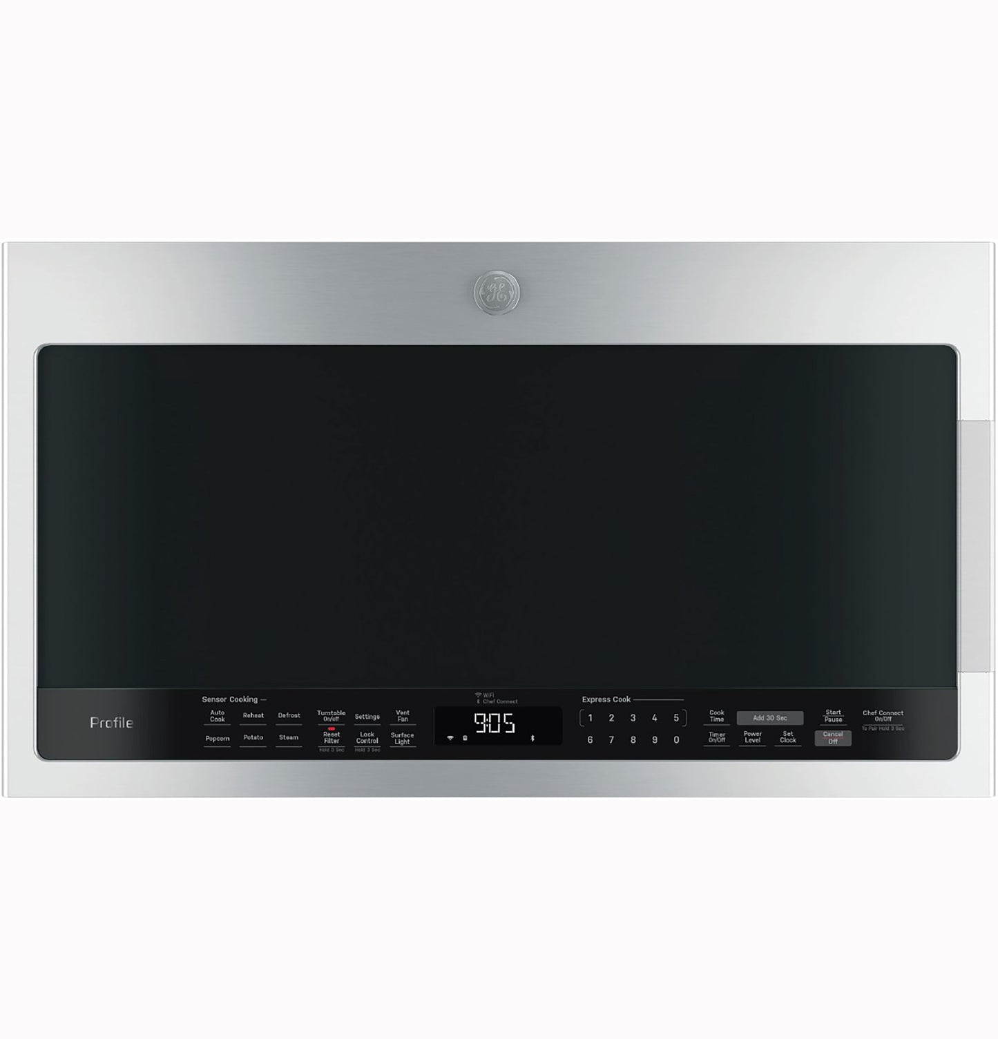 GE Profile™ 2.1 Cu. Ft. Over-the-Range Sensor Microwave Oven