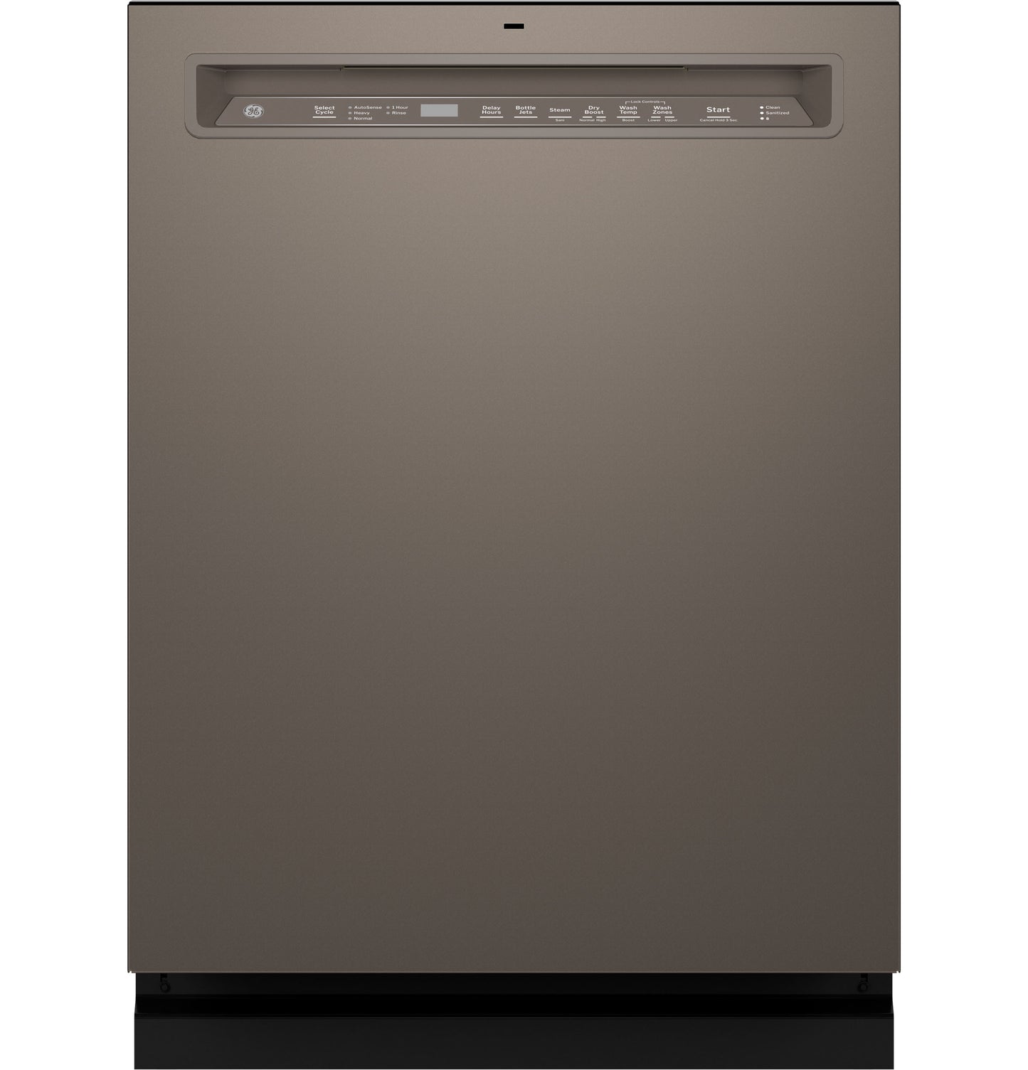 GE® ENERGY STAR® Front Control with Stainless Steel Interior Dishwasher with Sanitize Cycle