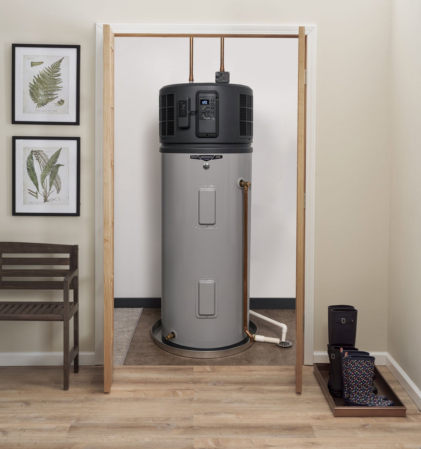 GE Profile™ GEOSPRING™  Smart Hybrid Heat Pump Water Heater 50-gallon - 120V - FlexCapacity