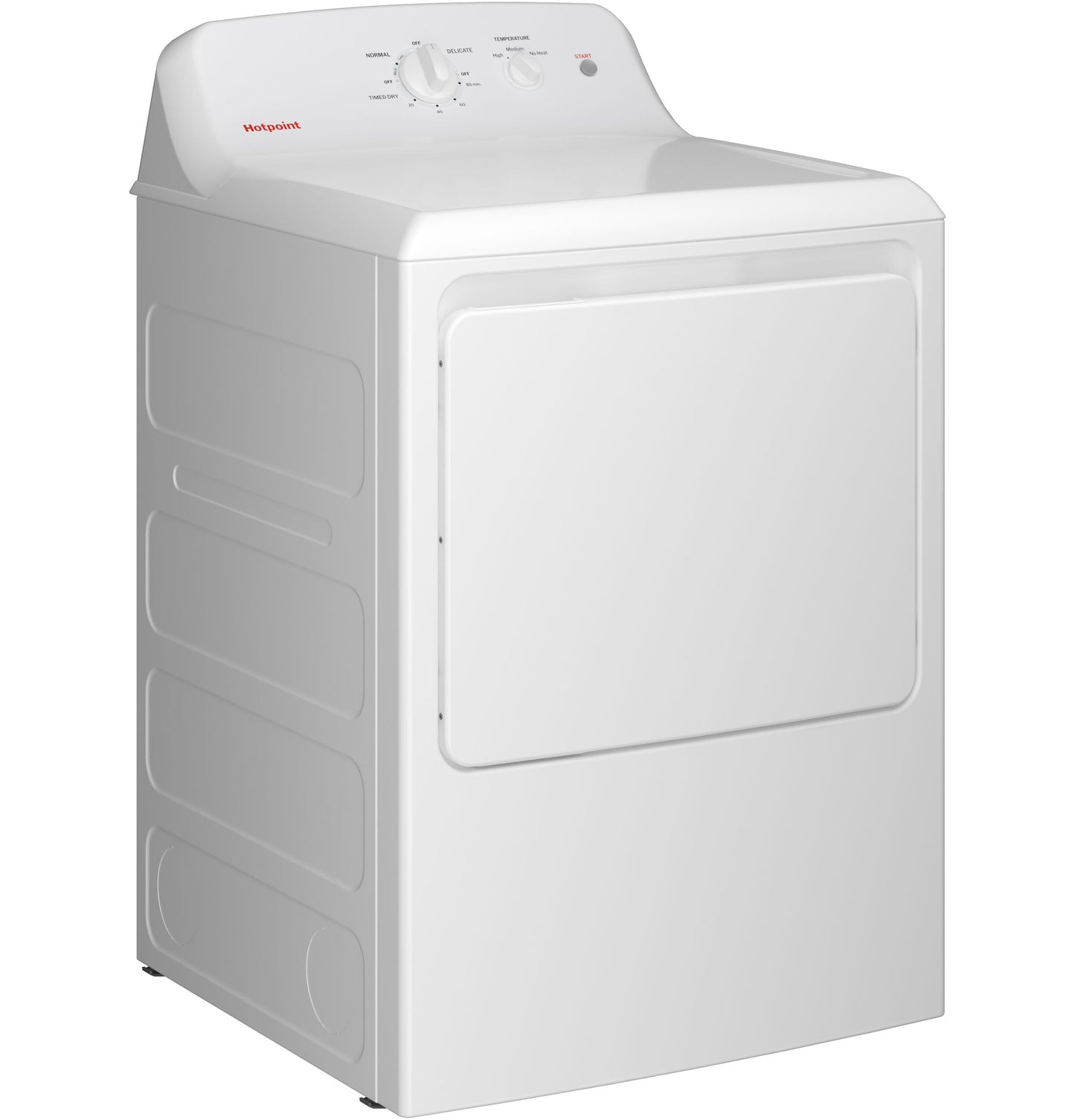 Hotpoint® 6.2 cu. ft. Capacity  Electric Dryer with Up To 120 ft. Venting and Shallow Depth