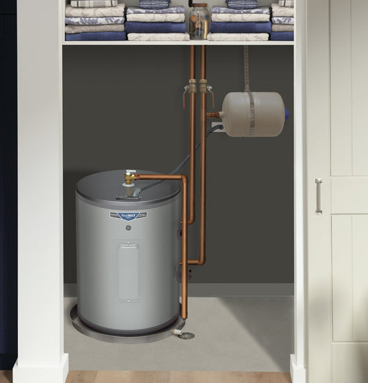 GE® 18 Gallon Side Port Lowboy Electric Water Heater