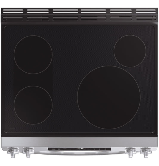 GE Profile™ ENERGY STAR® 30" Smart Slide-In Induction and Convection Range with No Preheat Air Fry and EasyWash™ Oven Tray