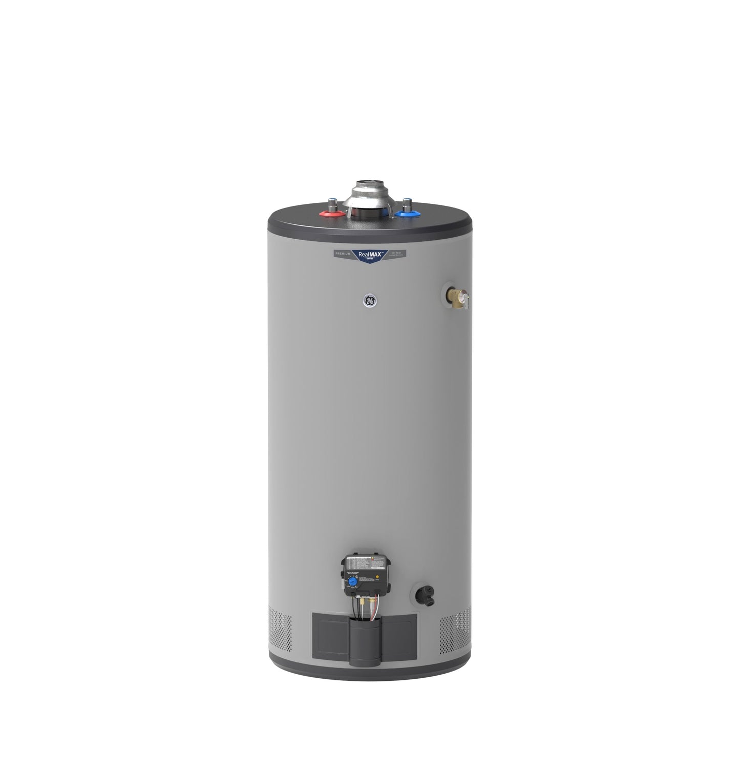 GE RealMAX Premium 40-Gallon Short Liquid Propane Atmospheric Water Heater